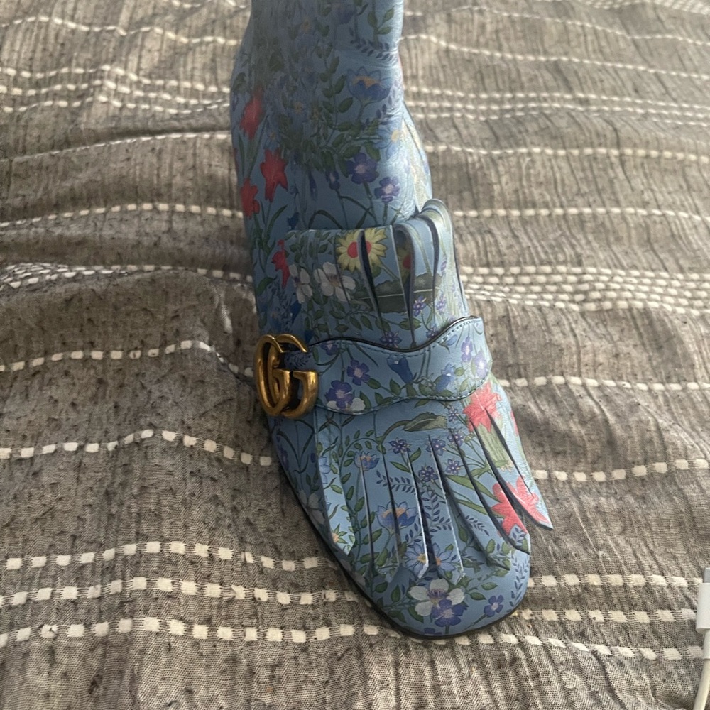 Floral booties